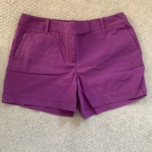 purple loft shorts